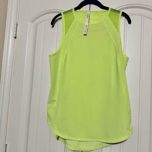 Lululemon Sculpt Tank Top in Electric Lemon